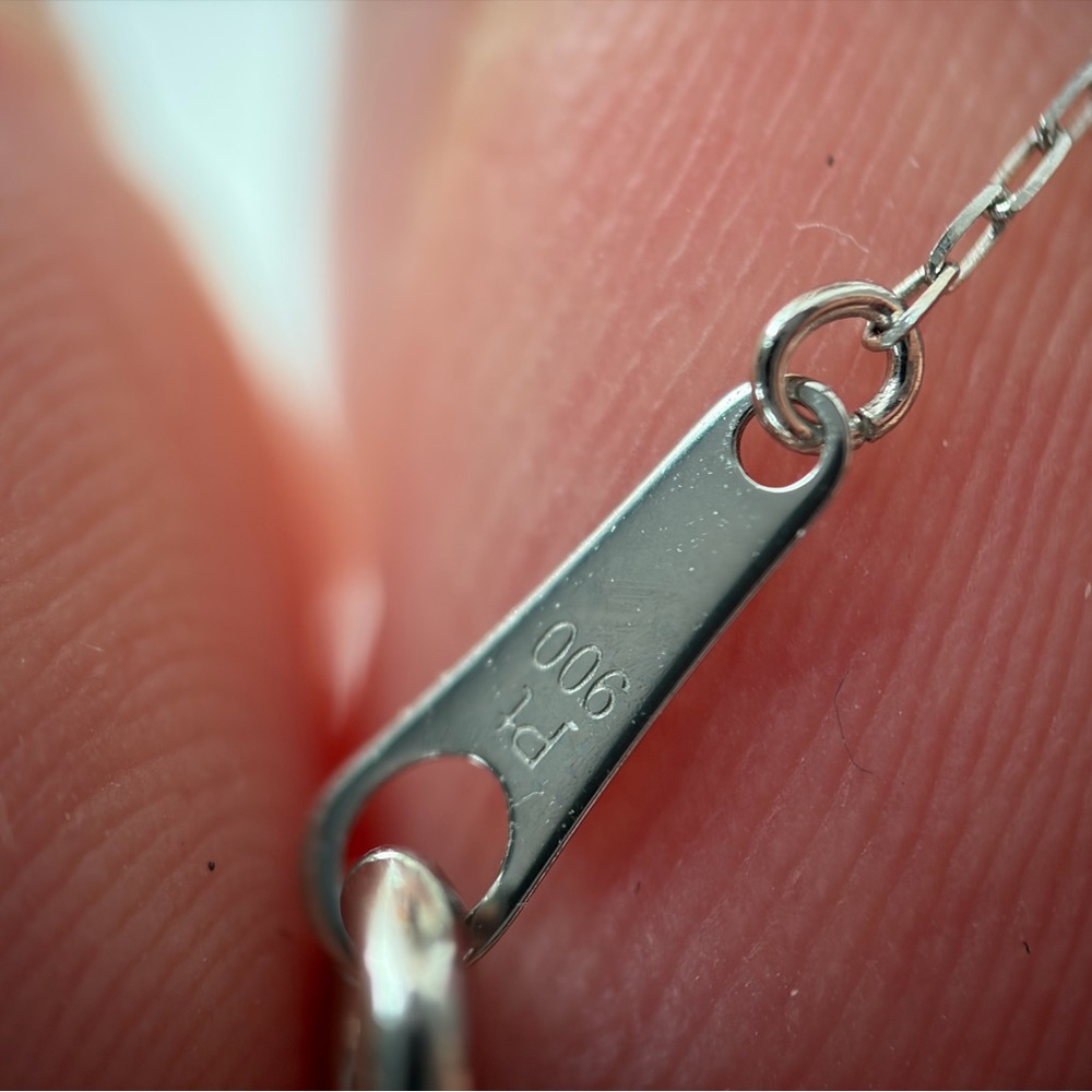 Platinum Diamond Necklace (PT900) - Picture 3 of 6
